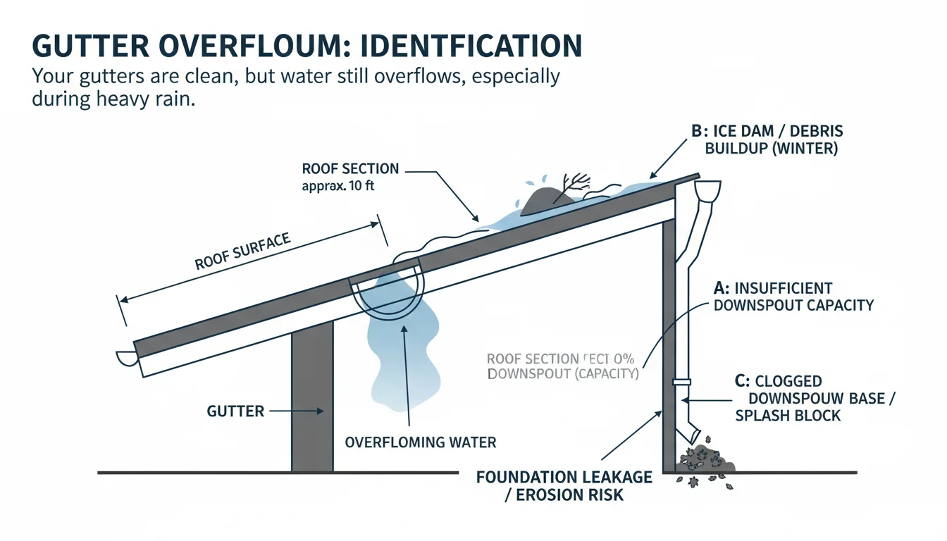 Diagram showing area with clear labels.