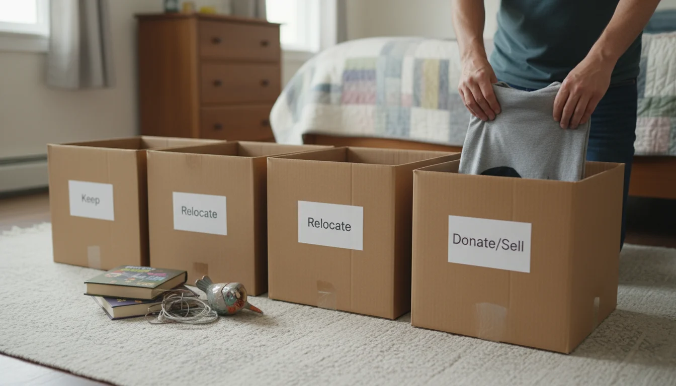 A pair of hands places a t-shirt into a 